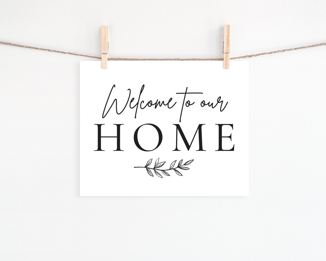 Welcome To Our Home Entry Way Art Print, Farmhouse - Image 3