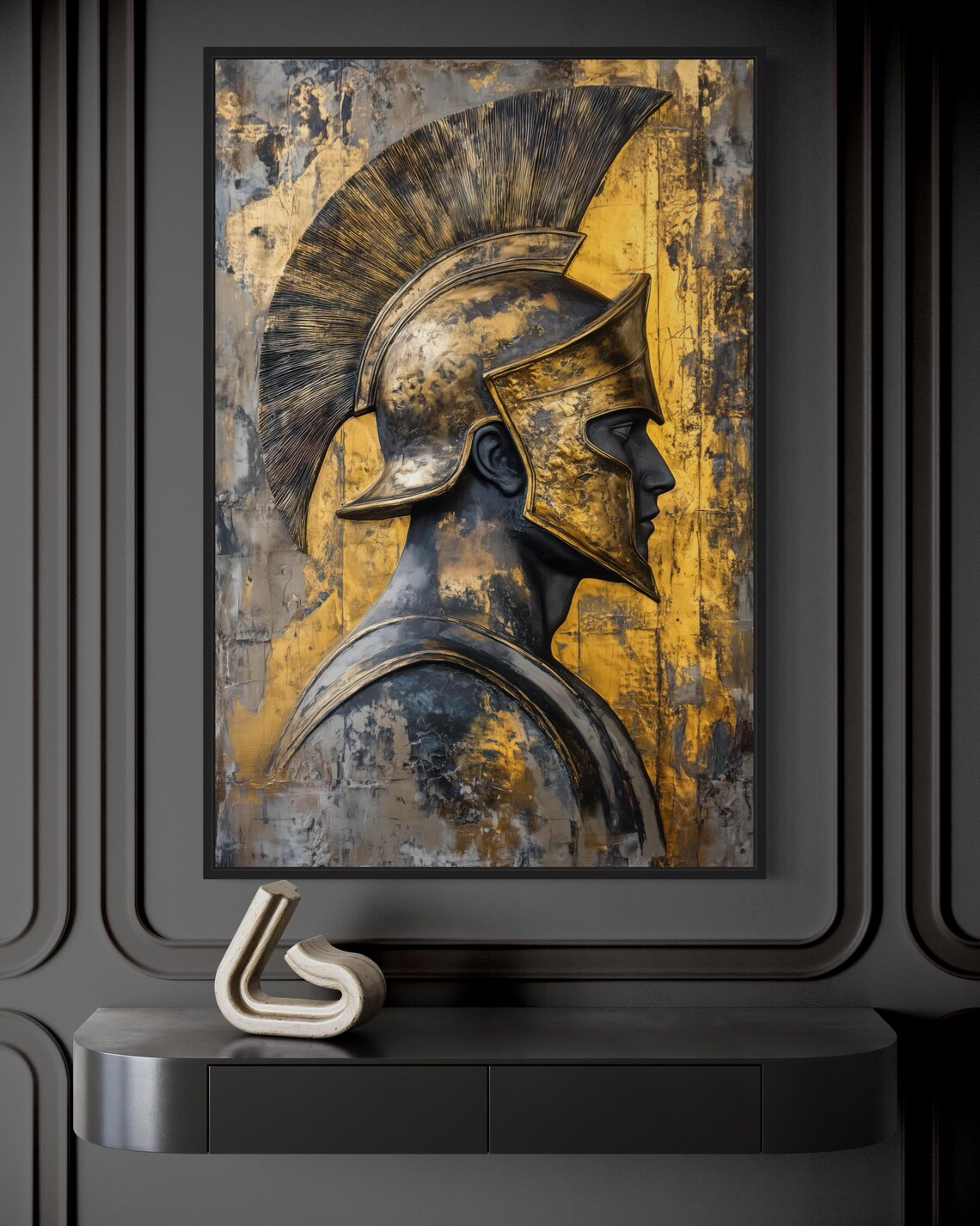 Greek Warrior Bold Greek Mythology Art Print - Image 5