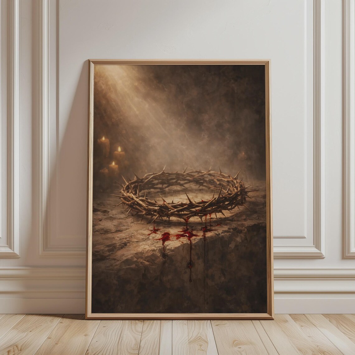 Crown Of Thorns, Christian Faith Art Print