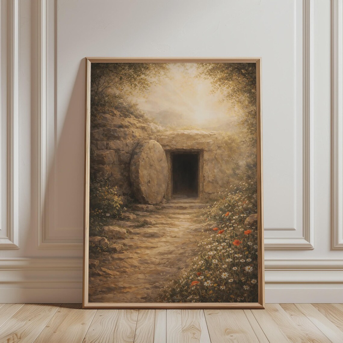 Empty Tomb Poster, Christian Resurrection Art