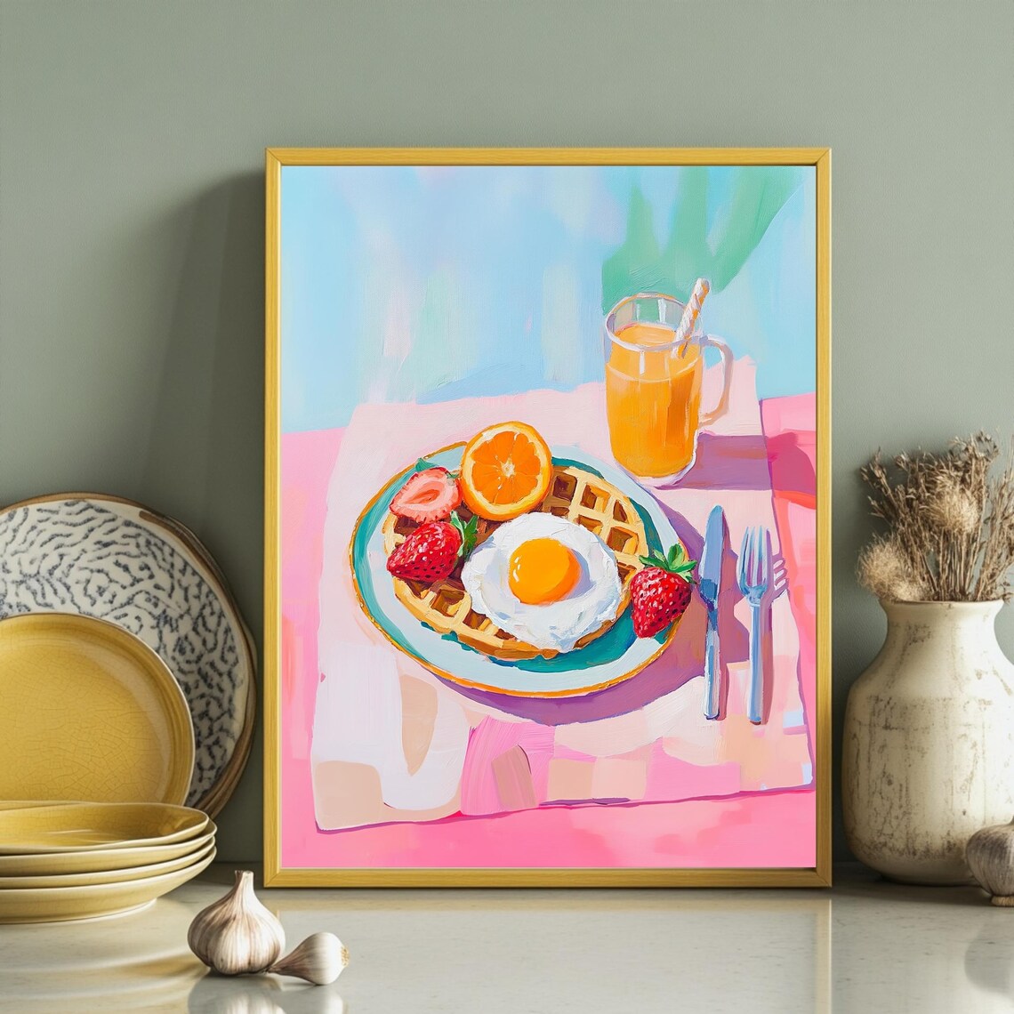 Breakfast Poster, Henri Matisse-Style French Cafe Art Print - Image 2