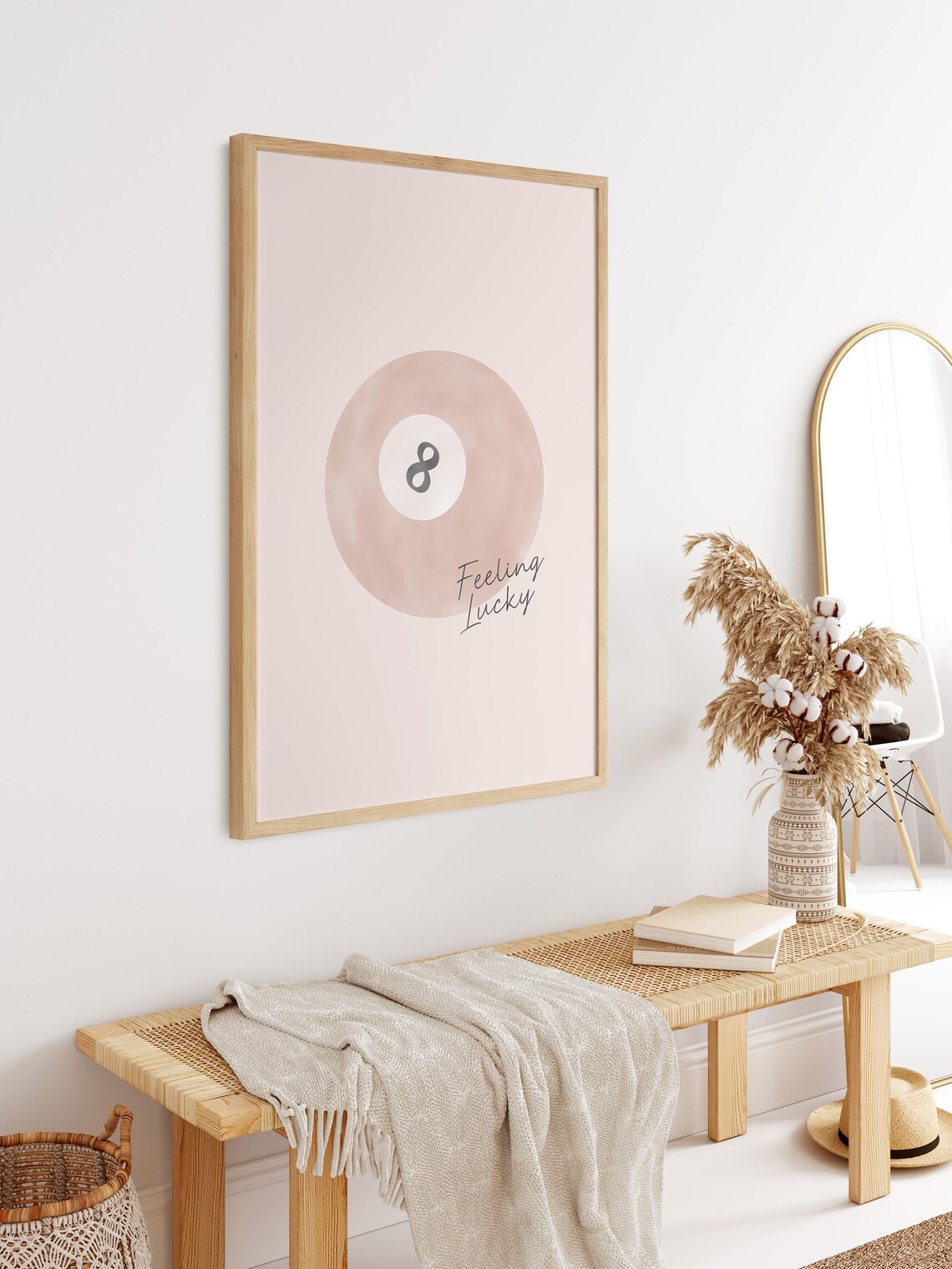 Sweet Feeling Lucky Blush 8 Ball Preppy Retro Cute Decor Poster - Image 2