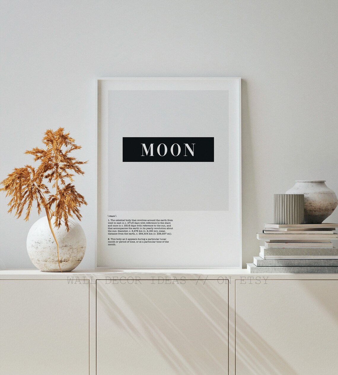 Moon Wall Art Prints, Moon Phase Art Print - Image 3