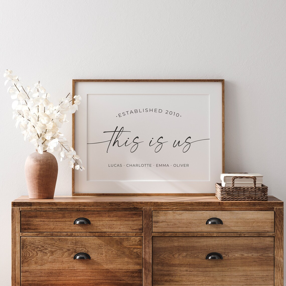 This Is Us Personalized Name Sign, Family Wall Art - Image 3