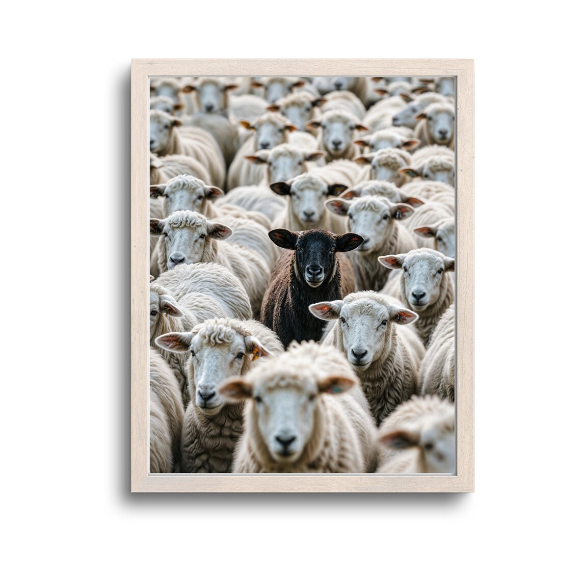 Black Sheep Poster Print, Stand Out From The Crowd