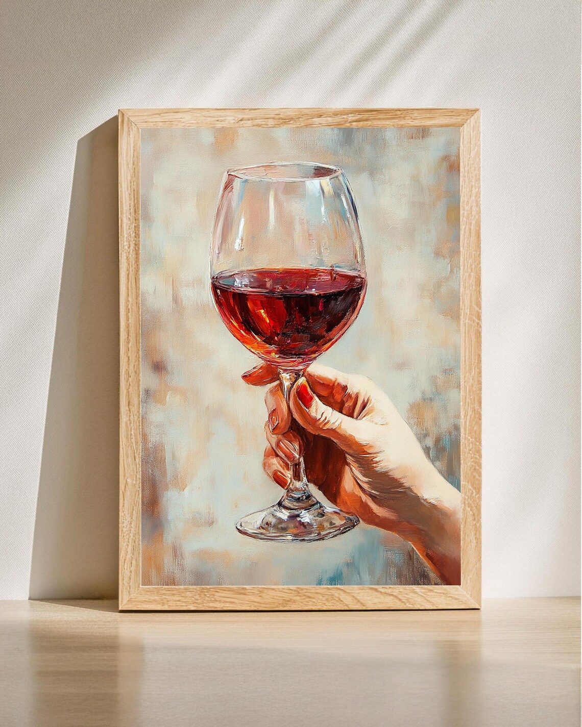 Wine Lover Art Print, Sophisticated Home Decor