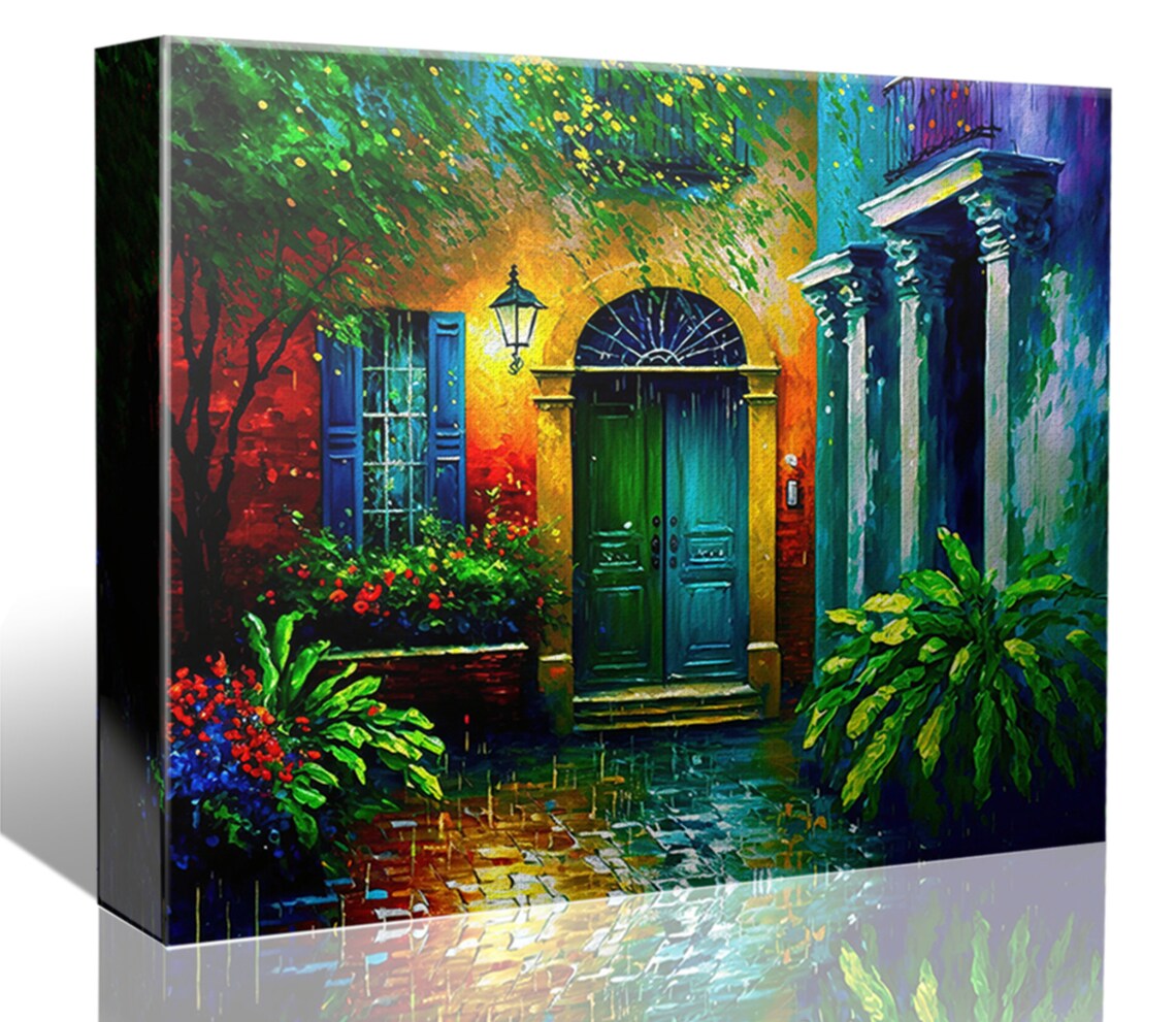 New Orleans French Quarter Scene, Travel Poster - Image 4
