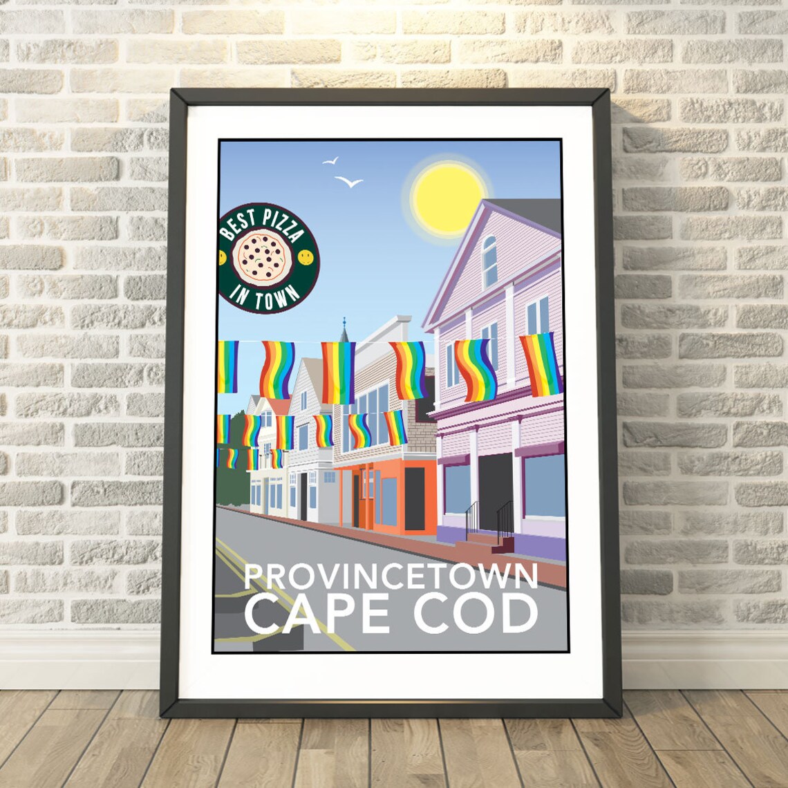 Provincetown Cape Cod USA Travel Poster Print