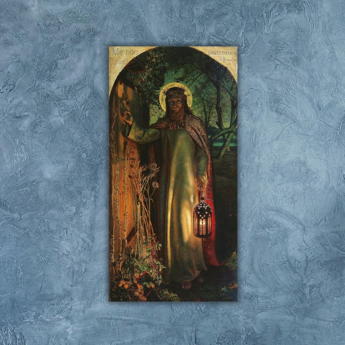 The Light Of The World Poster The Light Of The World Art Print Holman Hunts Arts Lord Jesus Poster Church Christian Wall Art Decor - Image 3