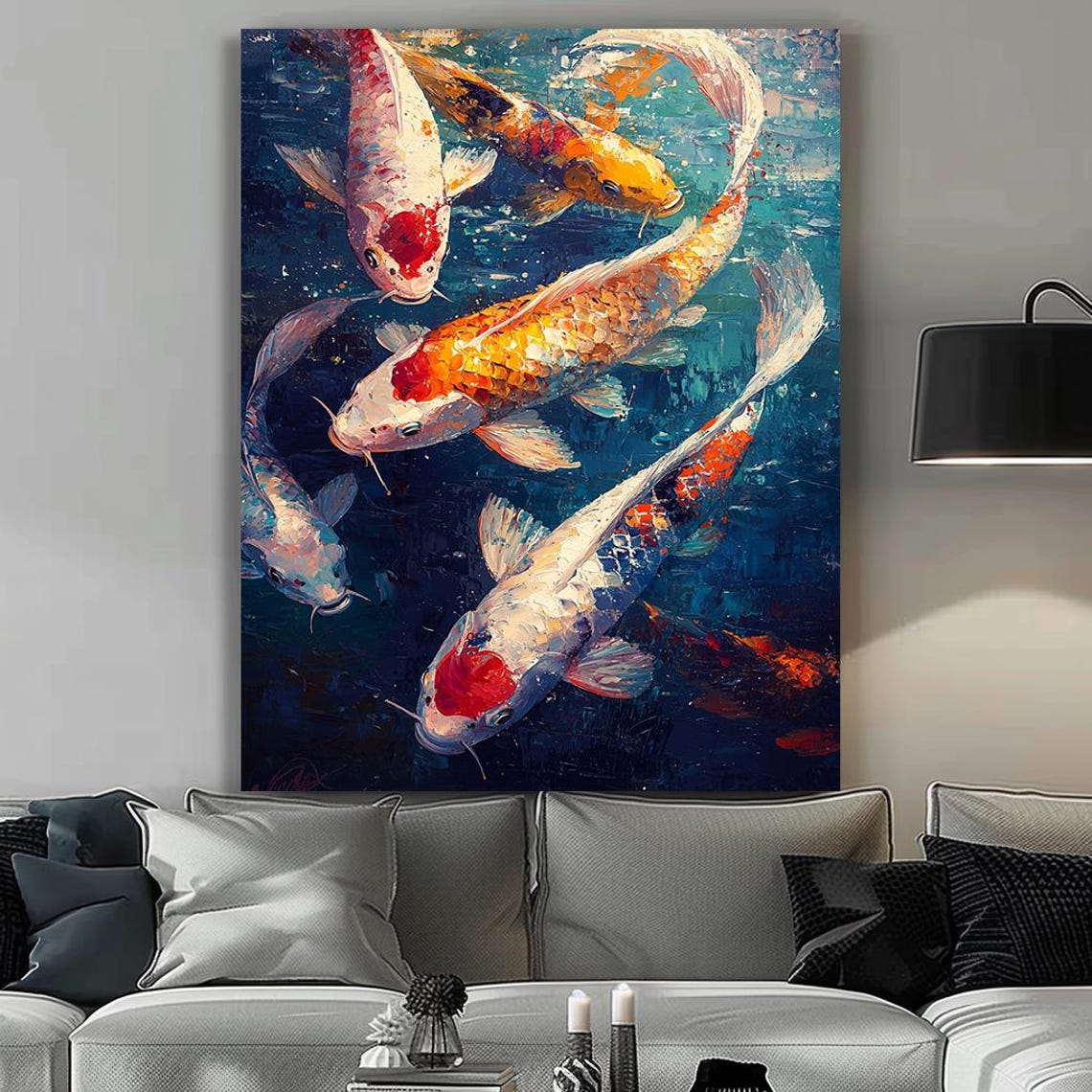 Print Wall Art Home Decor Fish Decor Office Decor Framed Artwork Large Print Fisher Decor Fish Print Fish Poster Art - Image 4