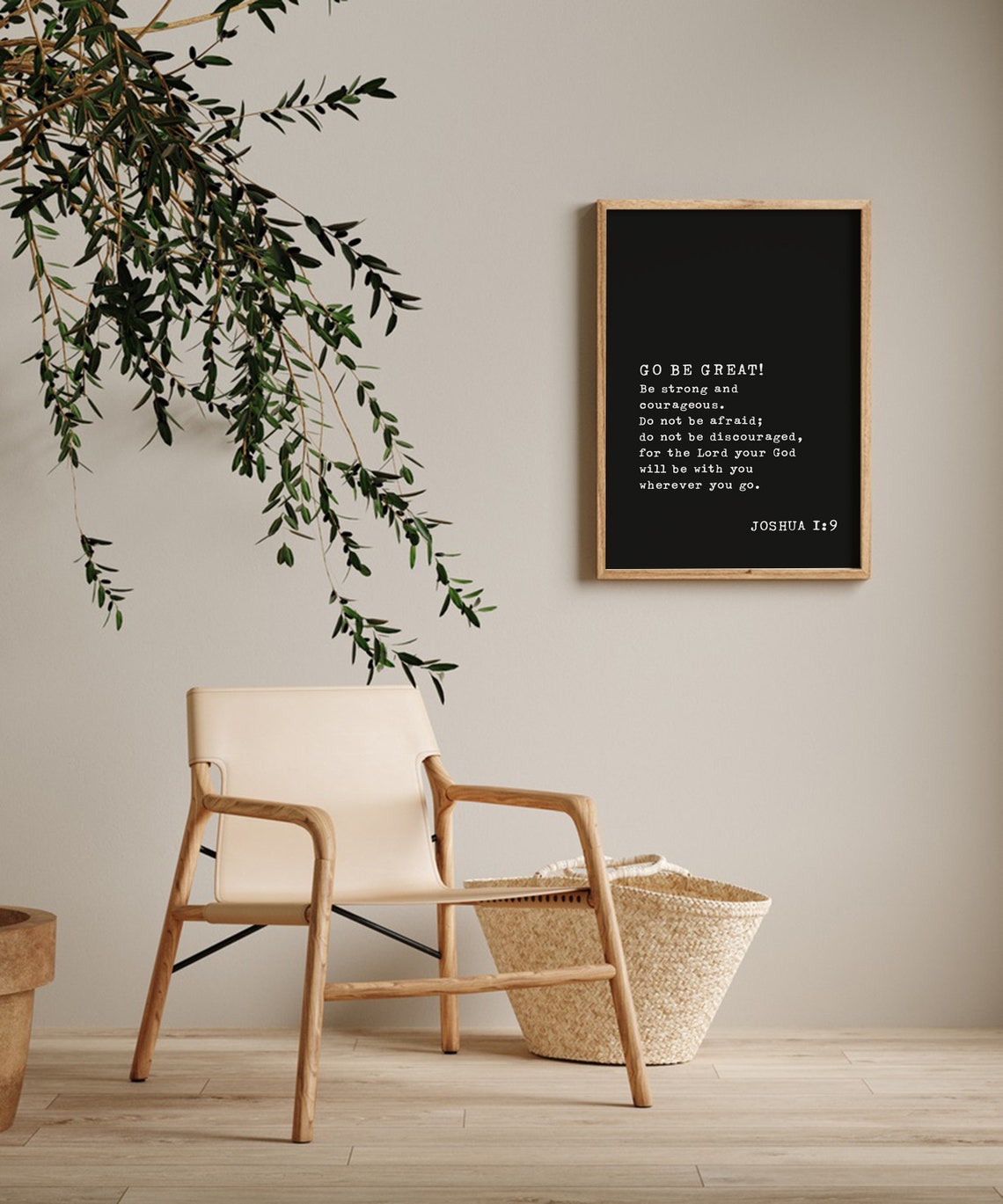 Be Strong And Courageous Wood Sign Joshua 1 9 Sign Christian Home Decor Religious Gifts Scripture Wall Art Bible Scripture Art - Image 5
