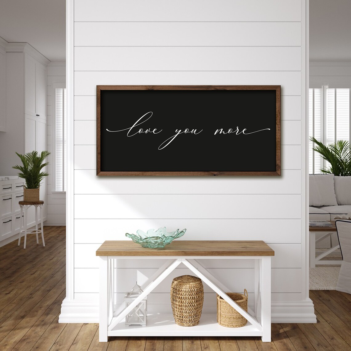 I Love You More Master Bedroom Sign Wall Art Print - Image 3