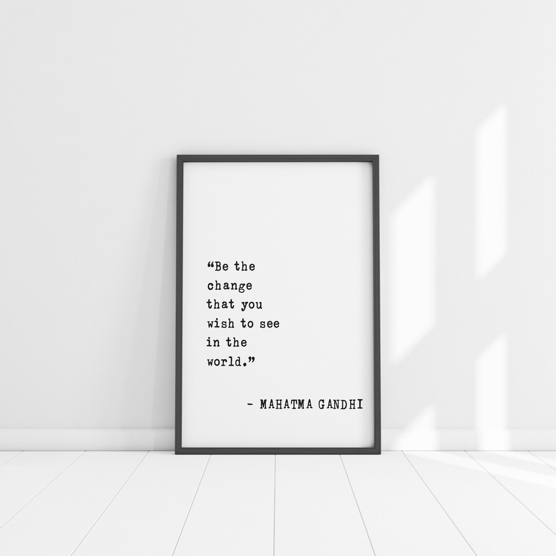 Mahatma Gandhi Be The Change You Wish To See In The World Poster - Image 5
