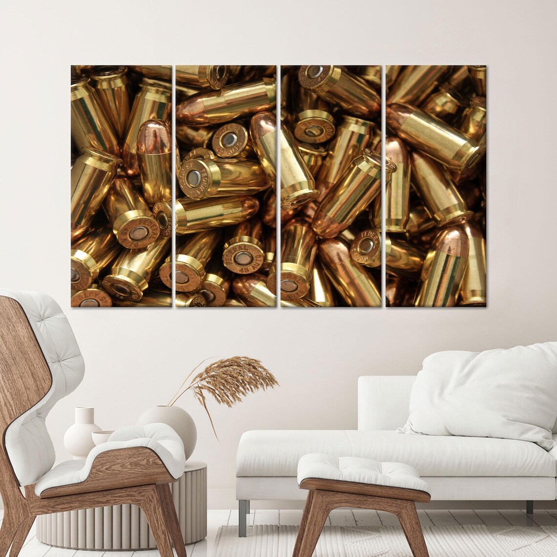 Bullet Painted Glass, Modern Minimalist Wall Art - Image 2