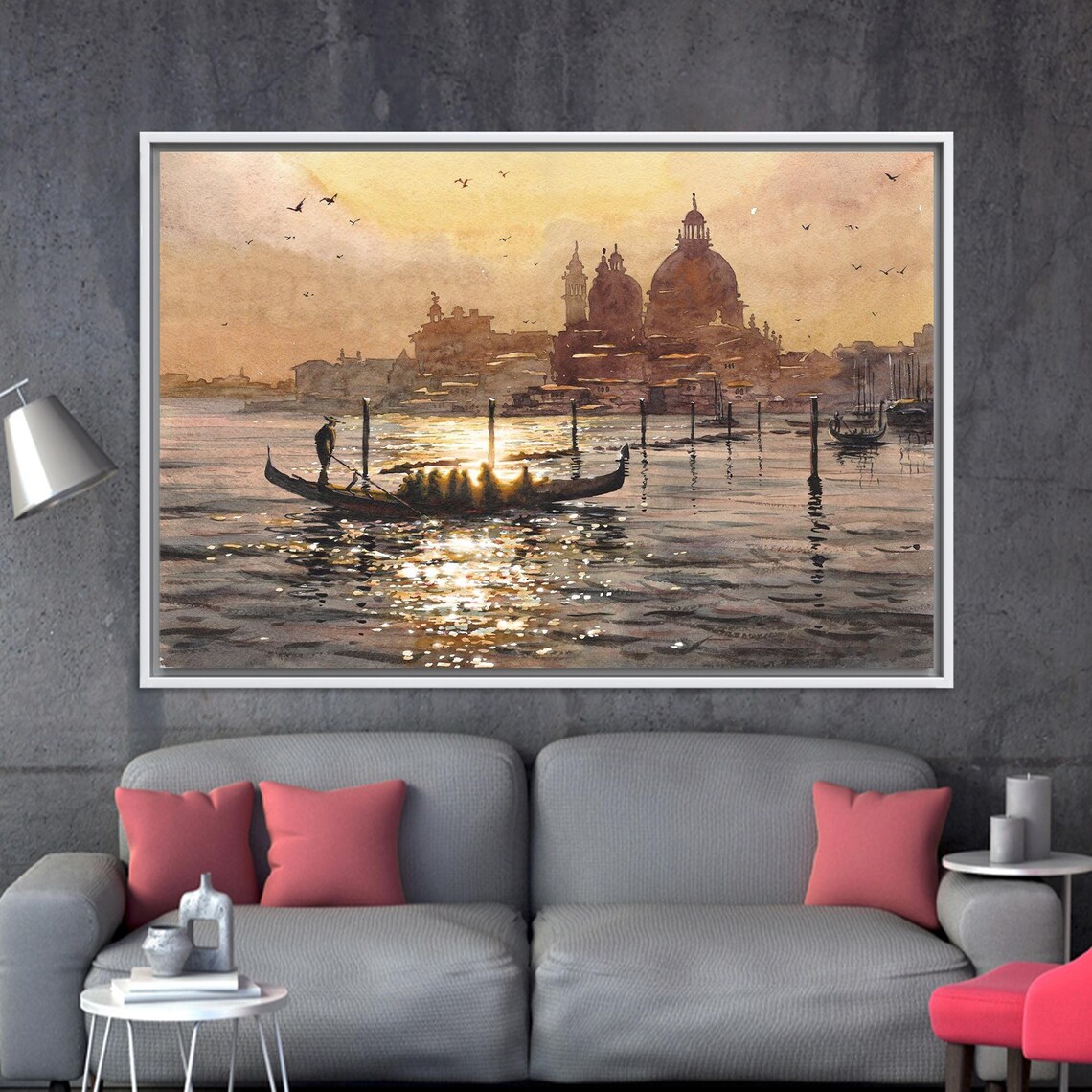 Venice Landscape, Italy Wedding Decor Poster