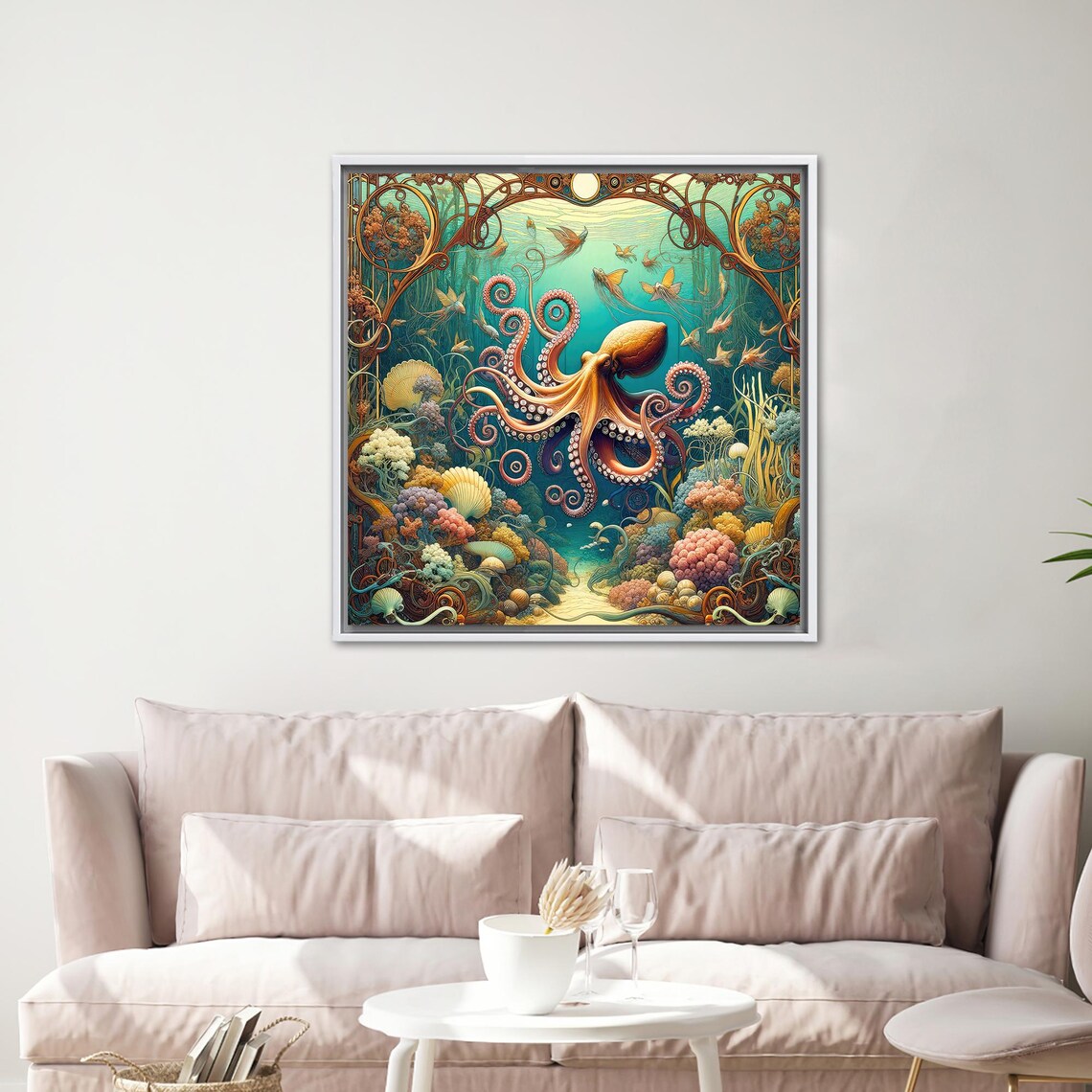 Octopus Trendy Wall Table, Personalized Gift for Him - Image 4