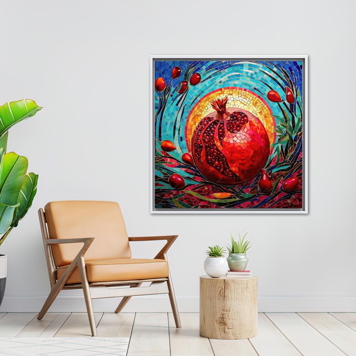 Pomegranate Decor, Modern Personalized Gift For Mom - Image 4