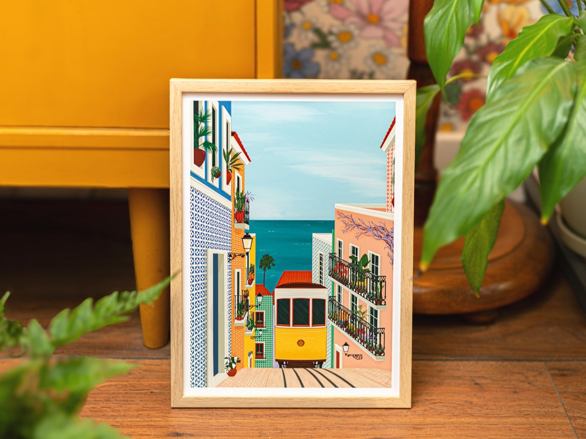 Lisbon Tram, Portugal Travel Poster - Image 2