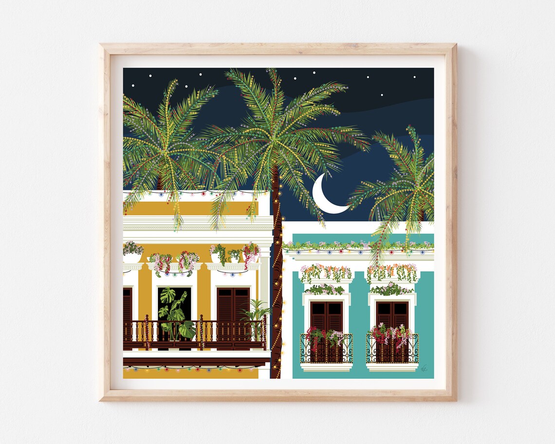Puerto Rico Art Print, Boricua Latin Gift