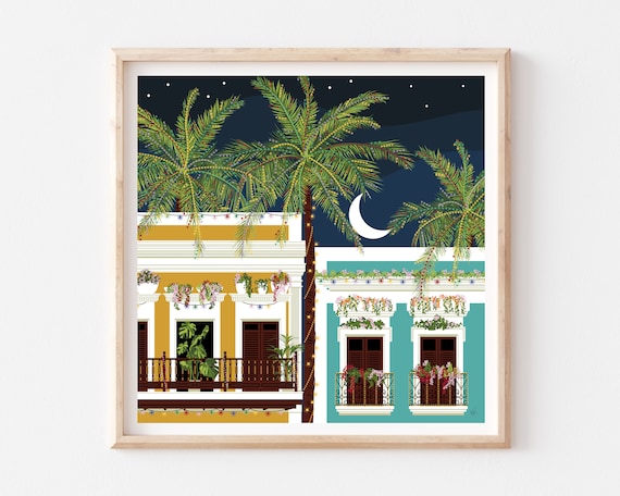 Puerto Rico Art Print, Boricua Latin Gift