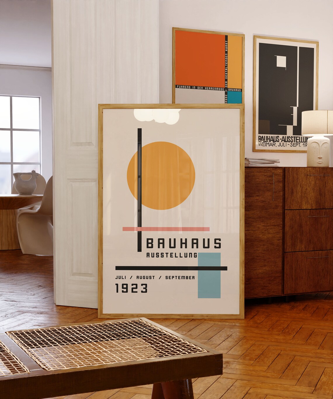 Bauhaus Exhibition Poster 1923, Abstract Geometric Print - Image 2