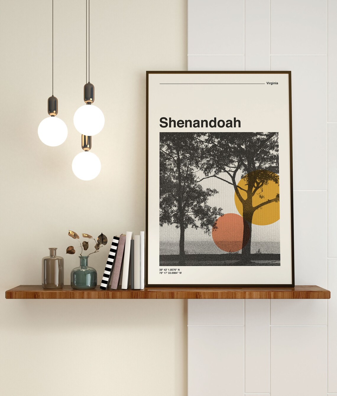 Shenandoah National Park Retro Travel Poster, Virginia - Image 3