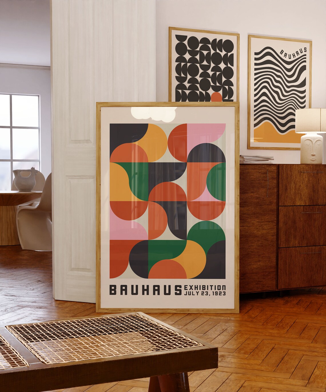 Bauhaus Exhibition Poster 1923, Mid Century Print