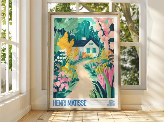 Henri Matisse Cottage Art Exhibition Print Gallery Classic Village Countryside
