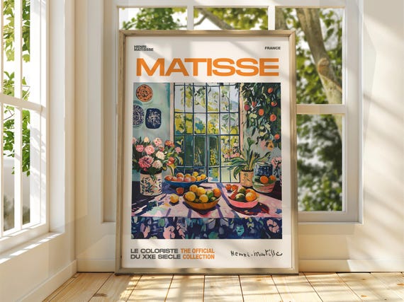 Henri Matisse Kitchen Poster Exhibition Gallery Print Famous Art Oranges