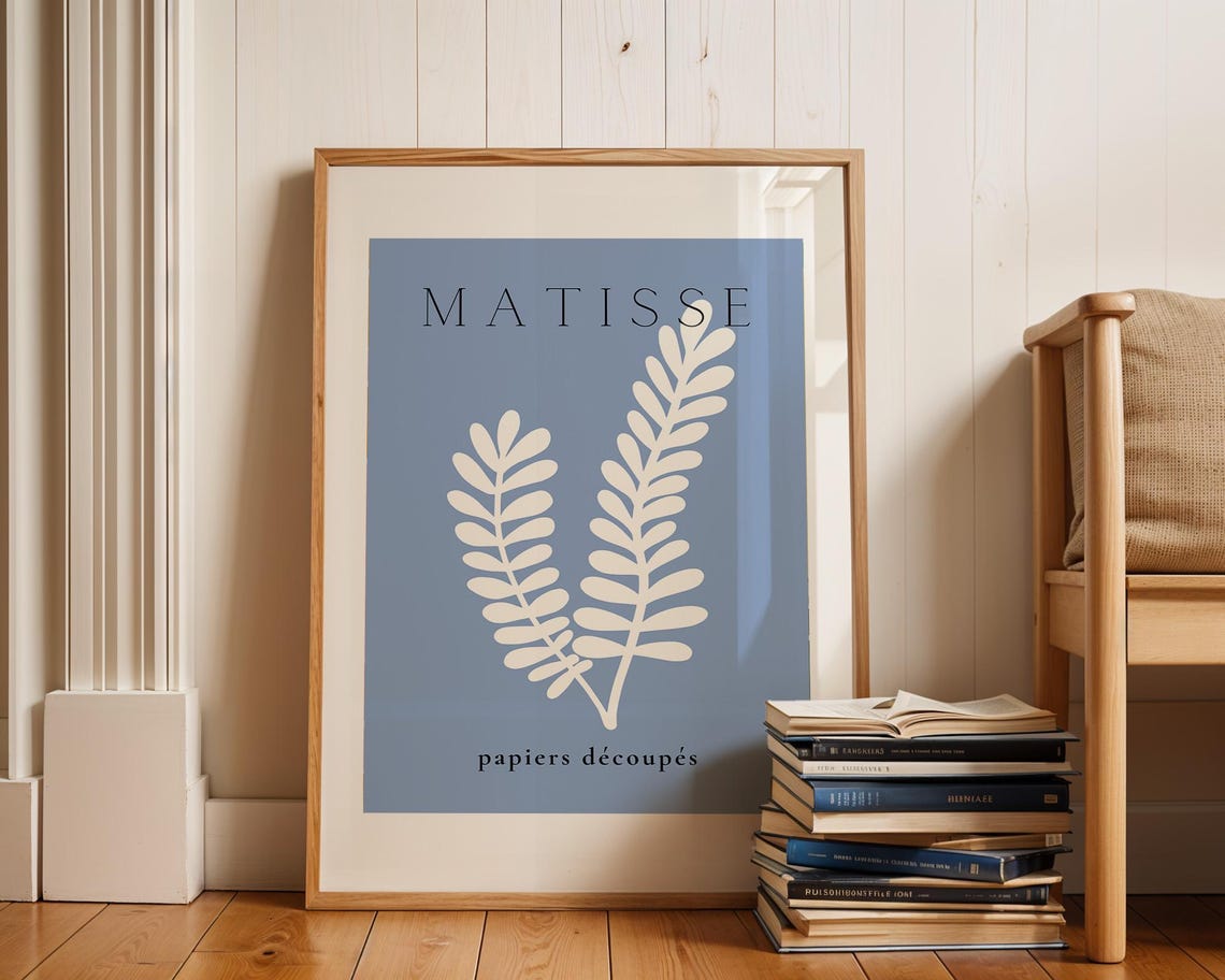 Matisse Poster Henri Matisse Print Matisse Cut Outs Wall Art Minimalist Poster Wall Decor Living Room - Image 2