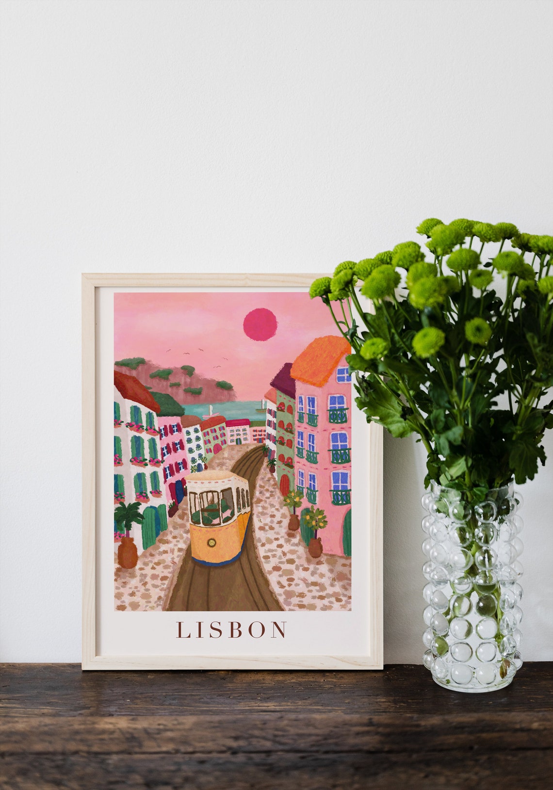 Lisbon Portugal Travel Poster, Europe Gift - Image 2