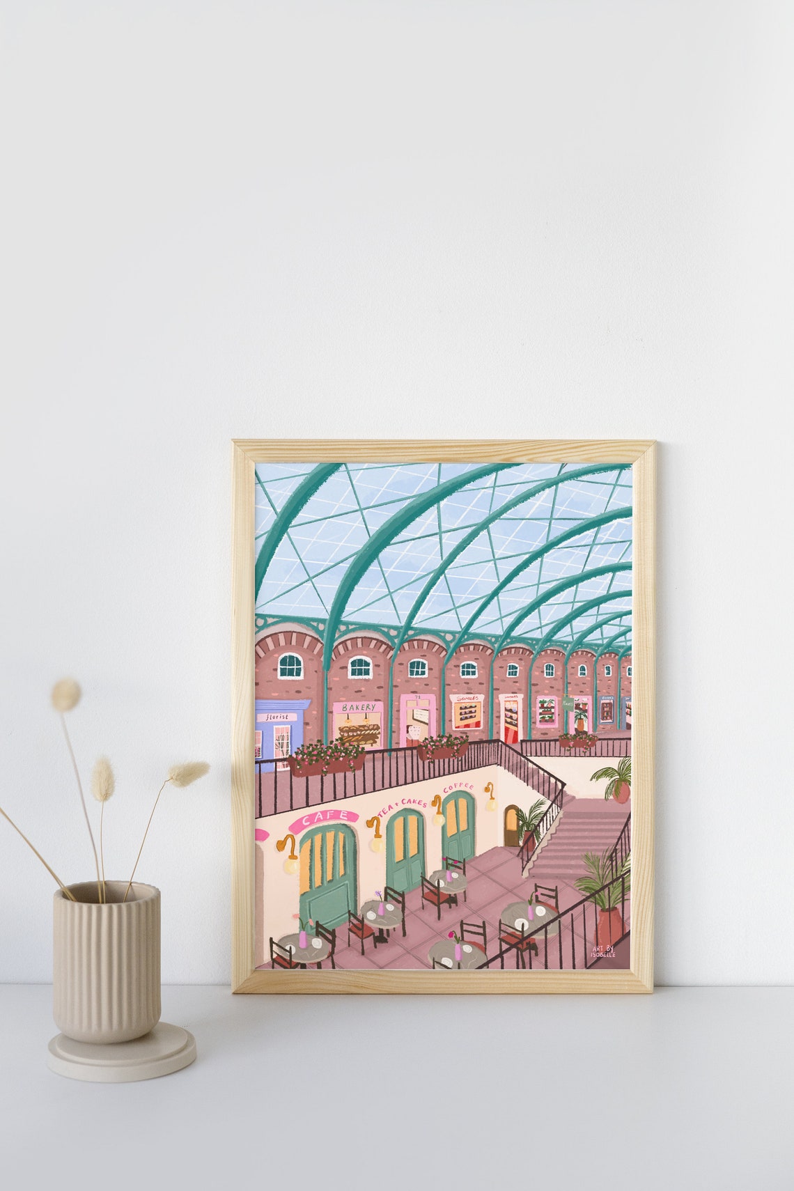 Covent Garden Art Print, London Travel Poster - Image 2