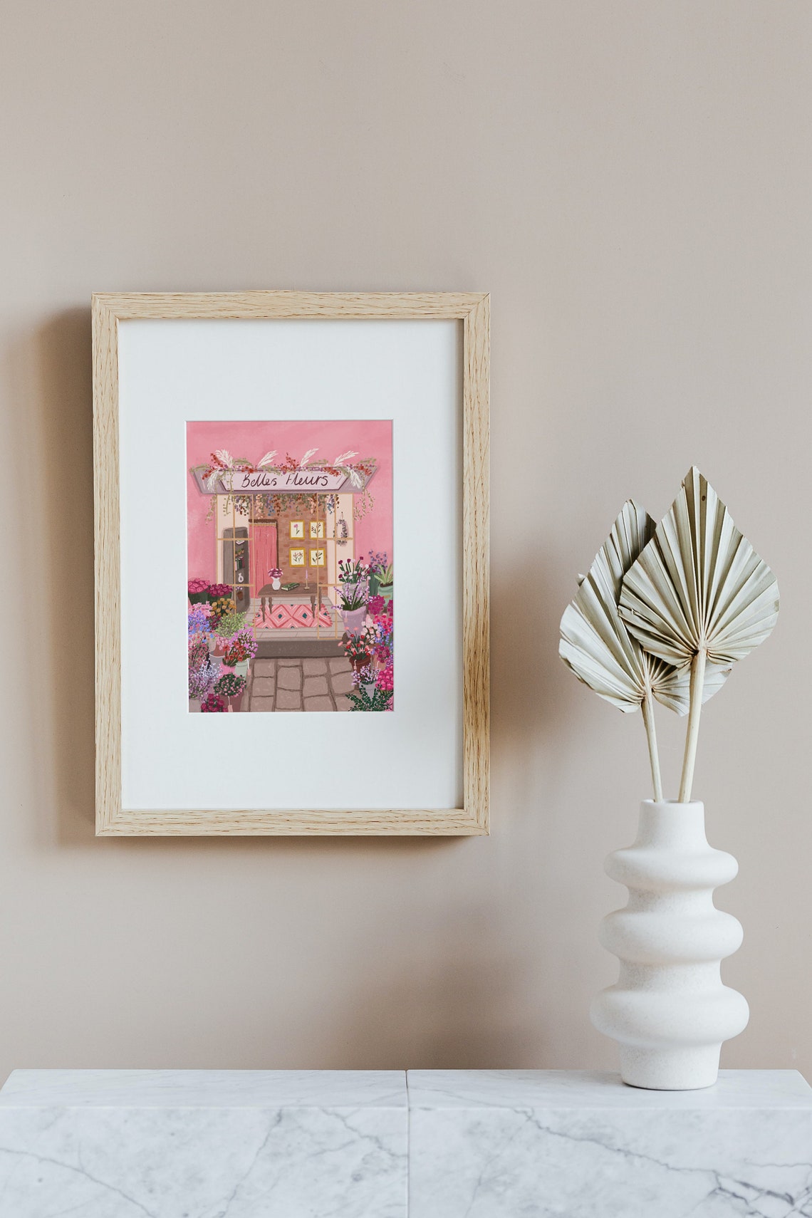 Flower Shop Modern Travel Poster - Image 3