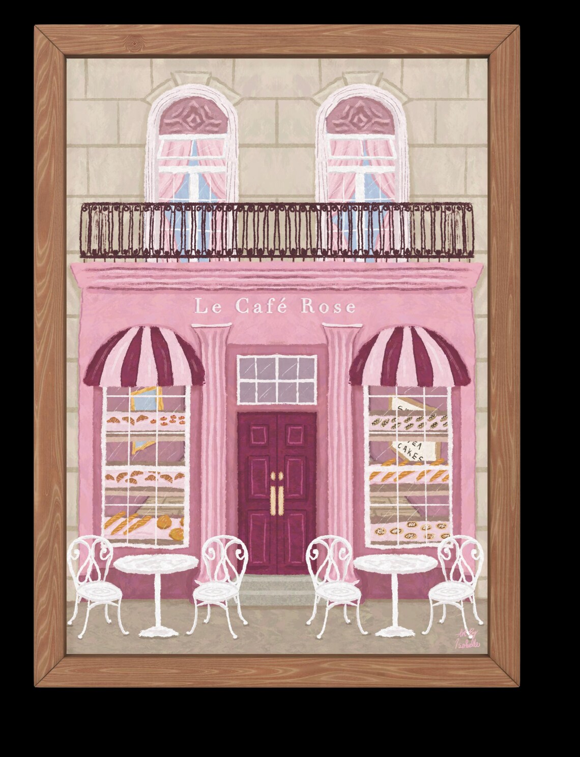 Parisian Caf, French Café Poster Print - Image 3