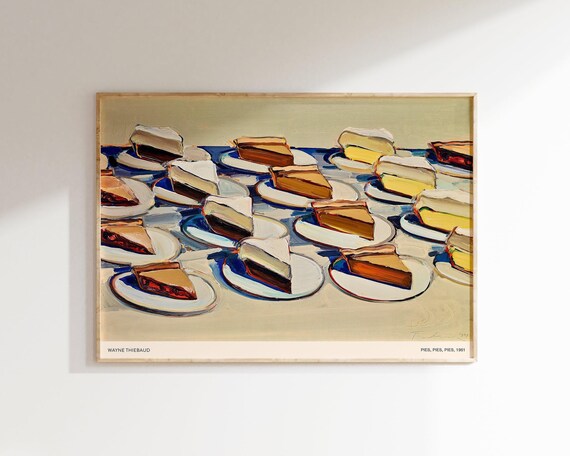 Wayne Thiebaud Pies Pies Pies 1961 Classic Vintage Food Art Print