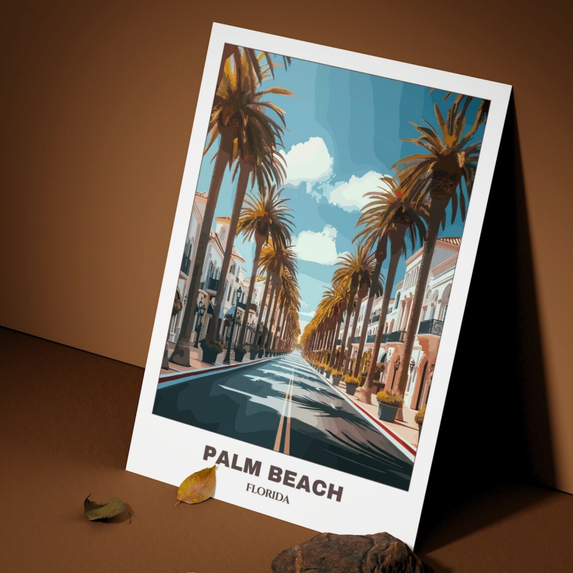 West Palm Beach Florida Travel Poster, Cityscape - Image 5