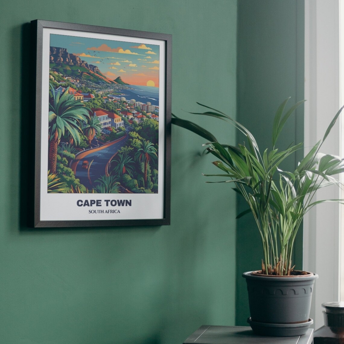 Cape Town Travel Poster, South Africa Wall Art Print - Image 5
