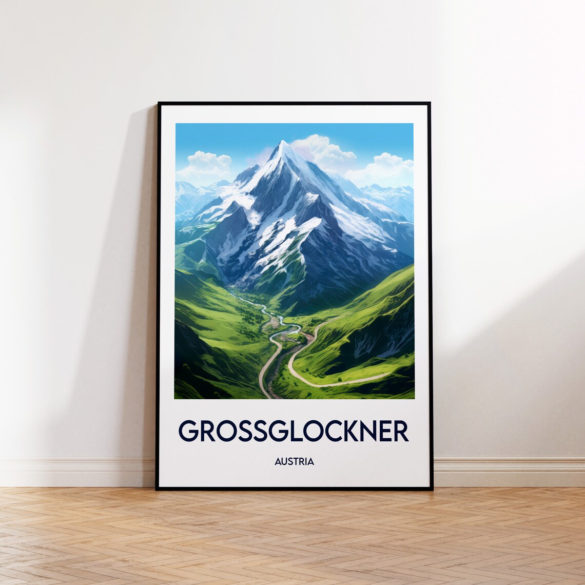 Grossglockner Vintage Travel Poster Print