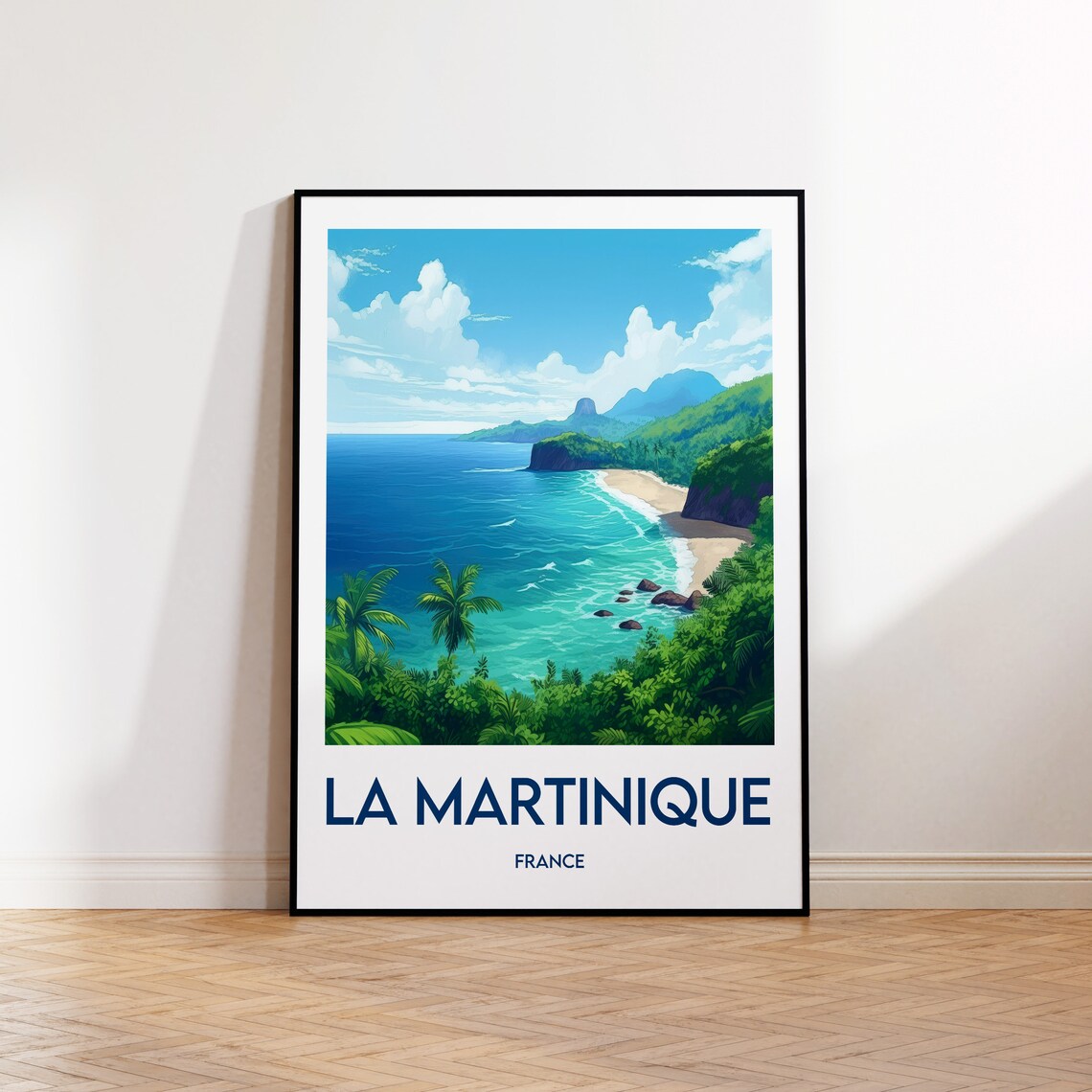 Martinique Poster, France Travel Poster