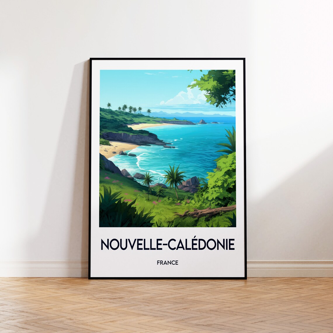 New Caledonia Vintage Travel Poster Print