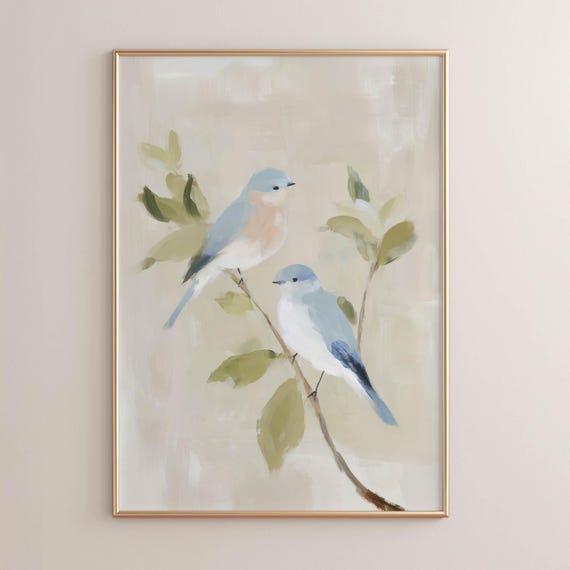 Songbird Poster, Cottagecore Farmhouse Decor
