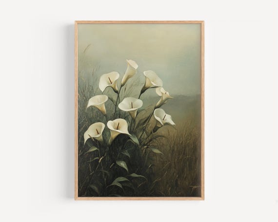 Consider The Lilies Floral Bible Art Print
