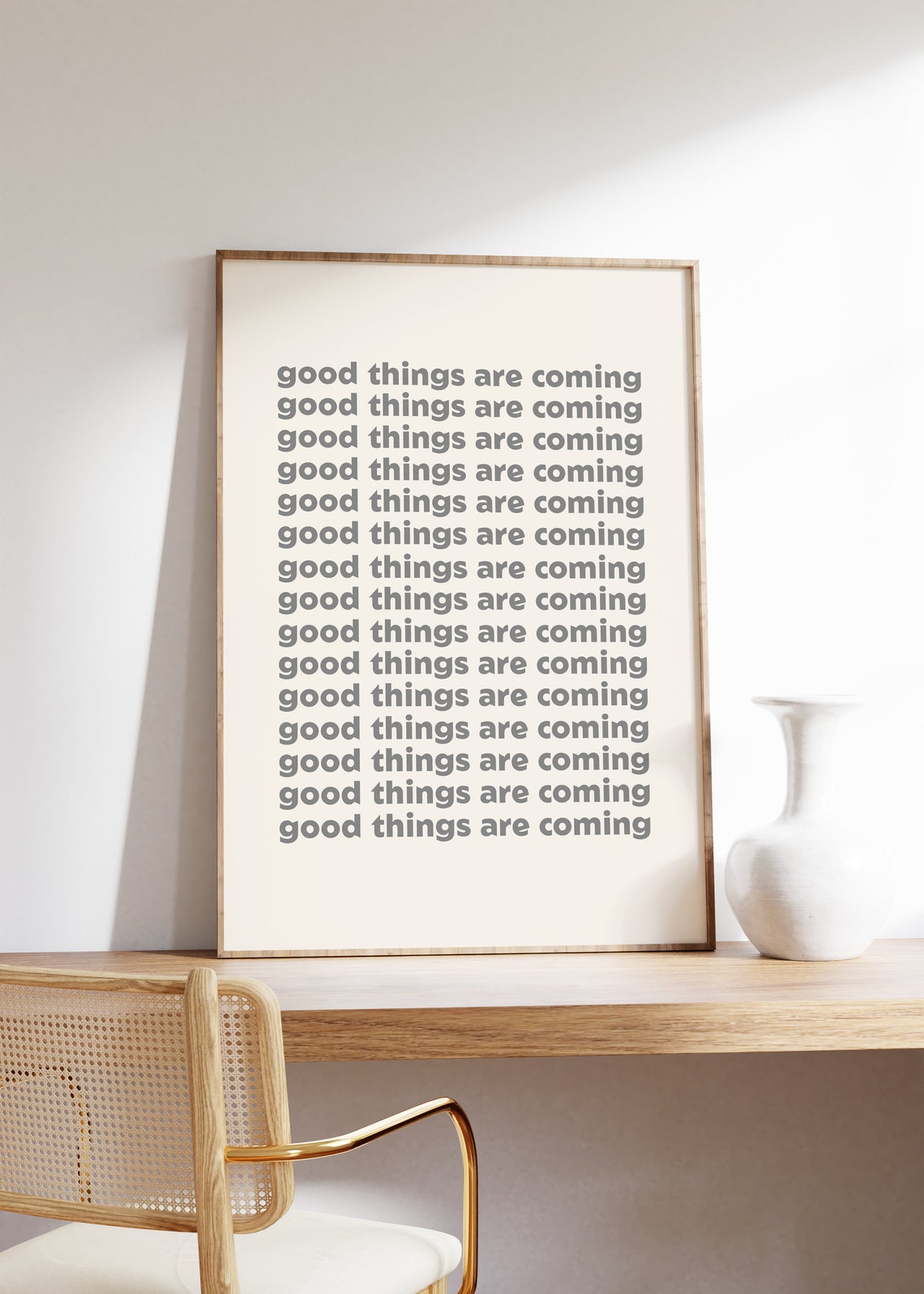 Good Things Are Coming, Minimalist Nursery Poster - Image 2