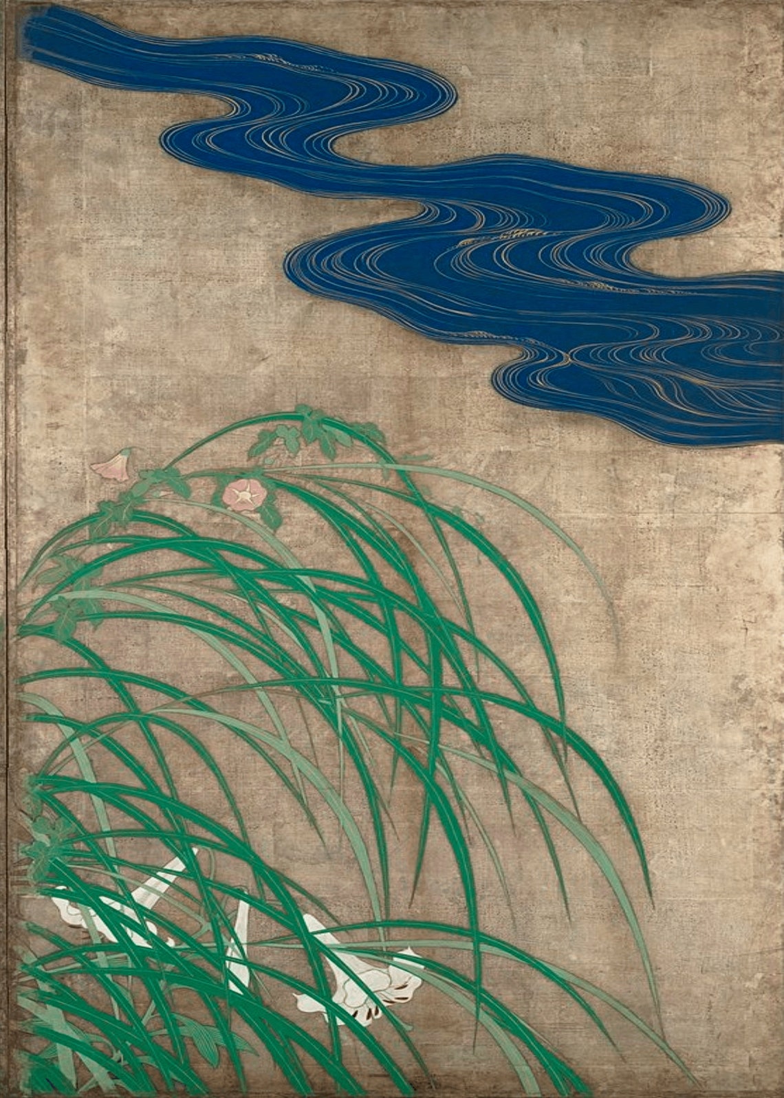Vintage Japanese Botanical Poster, Sakai Hoitsu - Image 3
