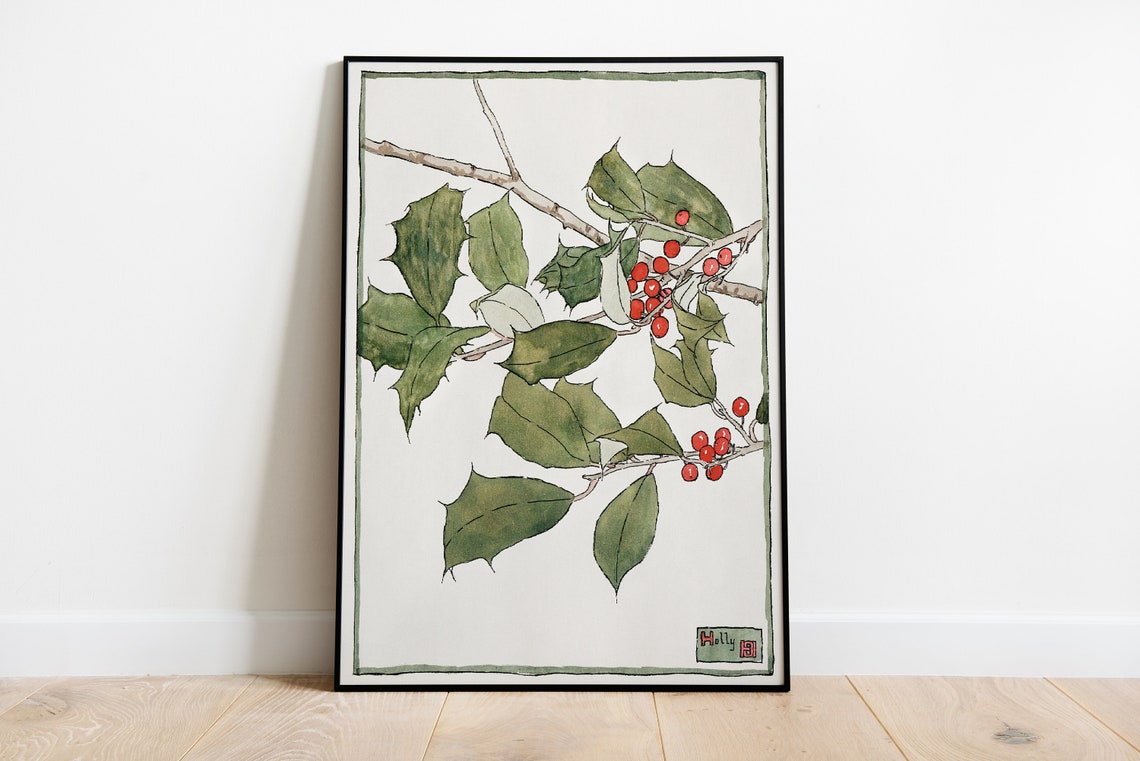 Botanical Vintage Poster, Hannah Borger Overbeck Art Print