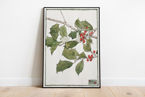 Botanical Vintage Poster, Hannah Borger Overbeck Art Print