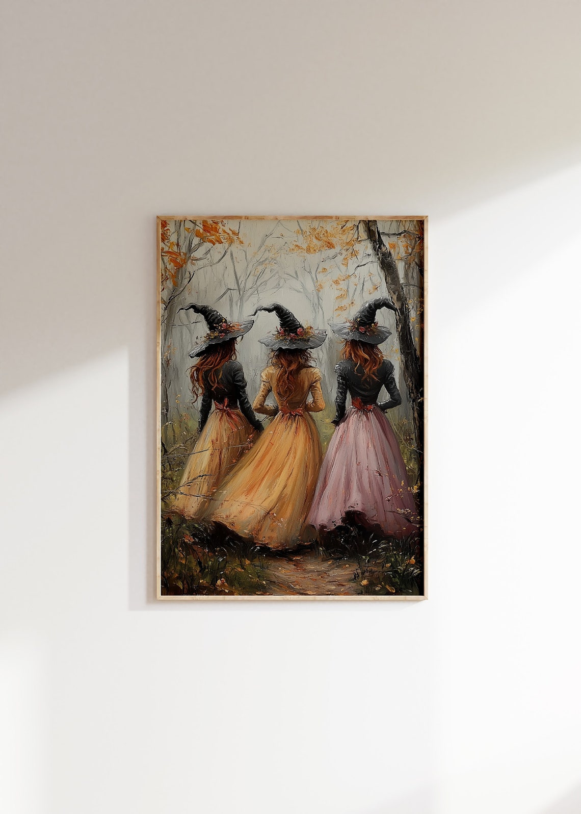 Three Witches Vintage Halloween Poster Print - Image 3