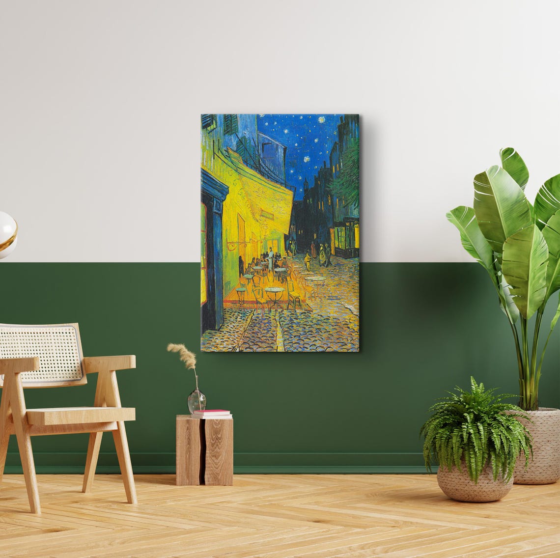 Cafe Terrace Night Poster Van Gogh Cafe Night Cafe Print Van Gogh Cafe Colorful Wall Decor Van Gogh Glass Wall Decor - Image 4