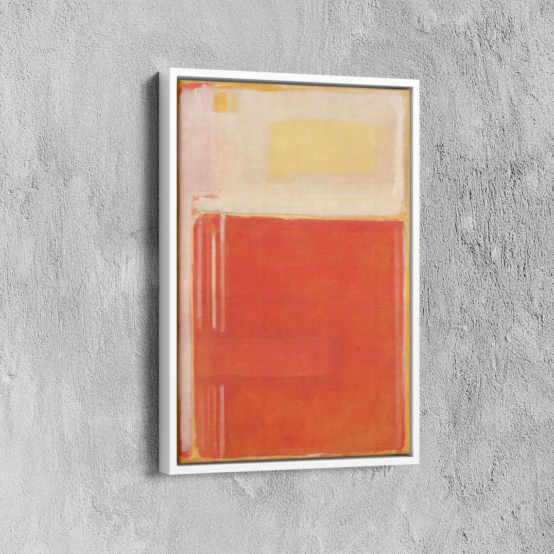 Mark Rothko Orange Over Beige, Modern Art Poster - Image 6
