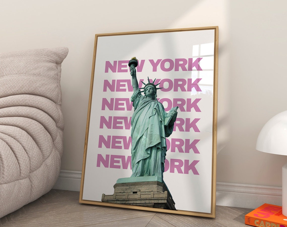 New York City Travel Poster, Trendy Exhibition Print - Image 3